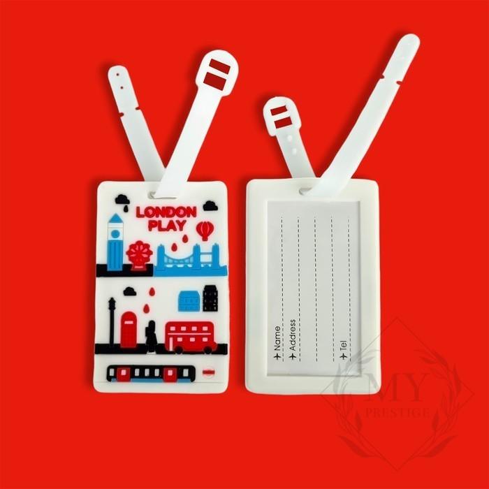Gambar Luggage Tag Nama Gantungan Koper Travel Waterproof Karet silikon mika - London dari MY PRESTIGE undefined Tokopedia