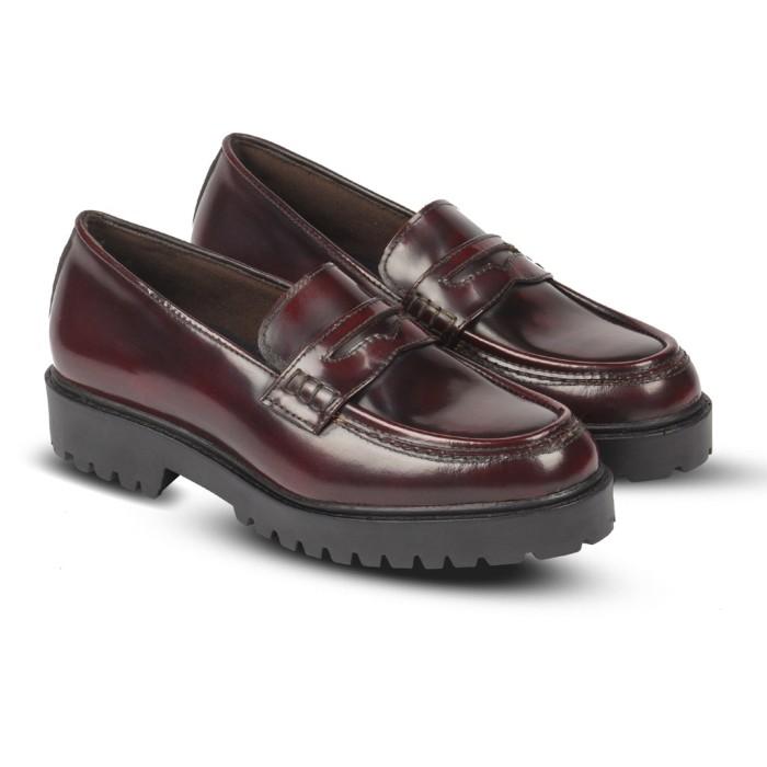 Gambar Pam Penny Maroon (Women) - Leather Shoes Wanita - 37 dari Nappa Milano undefined Tokopedia