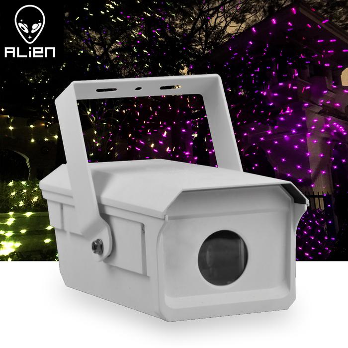 Gambar ALIEN 2W Outdoor Waterproof Starry Sky Star White Laser Light Projector DMX Full Color Garden Xmas Tree Square Party Decor Lamp dari srioutlet undefined Tokopedia