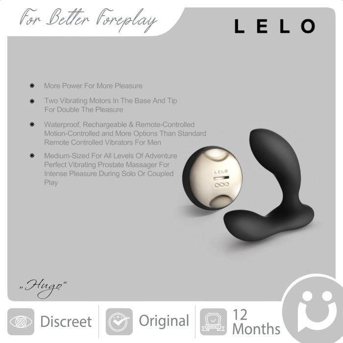 Gambar TERBARU!! LELO Hugo, Remote Control Prostate Massager (Vibrator untuk Pria) - Black dari marjanijani1010 undefined Tokopedia