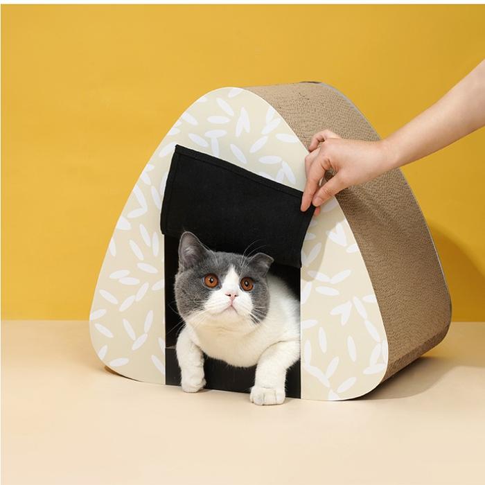 Gambar Pet Supplies Rice Ball Shape Cat Scratch Board Wear-Resistant dari Mellesto undefined Tokopedia
