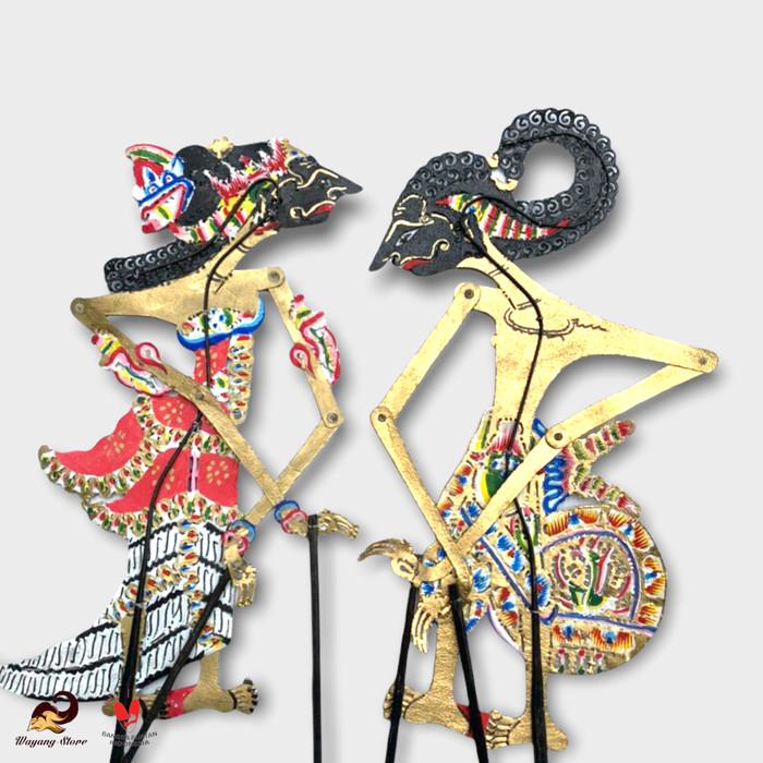 Gambar Wayang Kulit Arjuna dan Srikandi (Gaya Solo/Surakarta) dari kinwood undefined Tokopedia