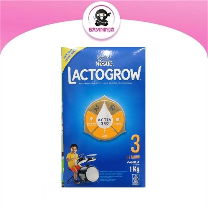 Gambar [IMMORTAL] LACTOGROW 3 Vanila Susu Box 1000 g 1 kg dari STOREKATARINA55 undefined Tokopedia