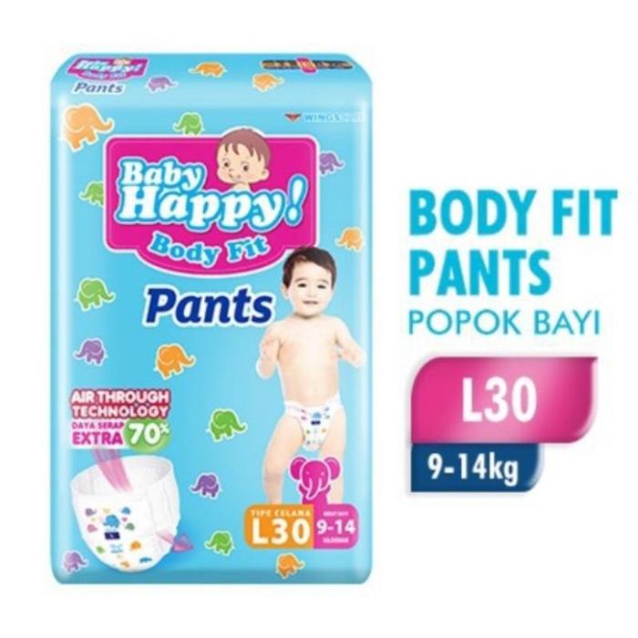 Gambar Baby Happy Pants M 34 L 30 XL 26 XXL 24 S 40 + 2/ BABYHAPPY/L30/M34/XL26/XXL24/S40 - L28 dari Mitu Store Official undefined Tokopedia