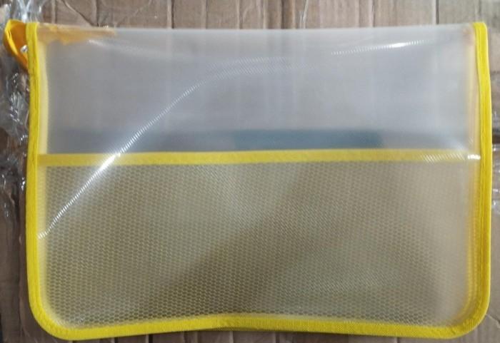 Gambar Map plastik jaring sleting - Kuning dari ABC PASAR PAGI LAMA undefined Tokopedia