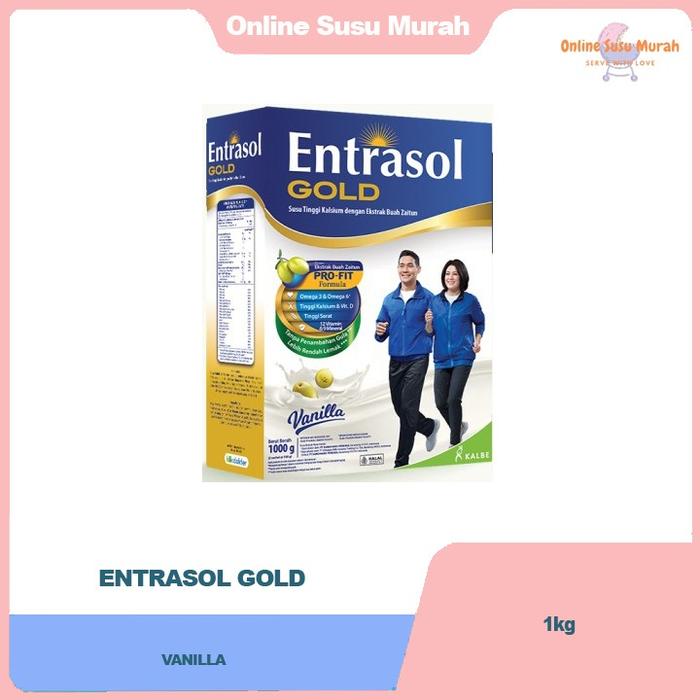 Gambar Best!! ENTRASOL GOLD VANILLA 1000 GR VANILA 1000GR 1KG SUSU DEWASA dari Kuromiya Shop undefined Tokopedia