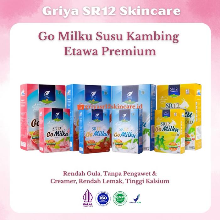 Gambar Susu Kambing Etawa Go Milku SR12 Tinggi Kalsium Rendah Lemak Halal BPOM dari Ferhat Iqbal Store undefined Tokopedia