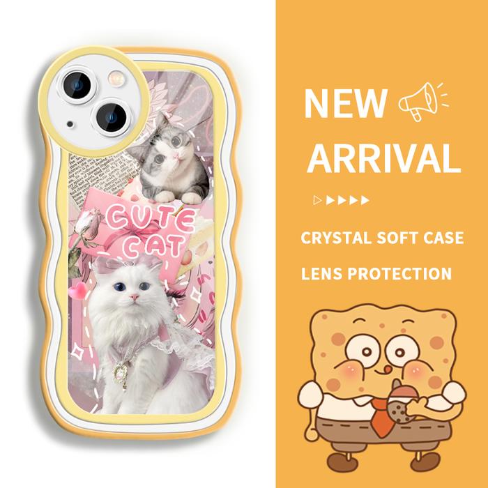 Gambar Case For OPPO A7 A7n A71 2017 2018 A72 A74 4G A74 5G A76 A77 4G A77s A78 4G A78 5G A7x A8 A83 Silikon Camera Lens Protection Stacking Soft Case Murah Cute Cat Pet Girl - Style5, OPPO A83 dari parabatokoresmi undefined Tokopedia