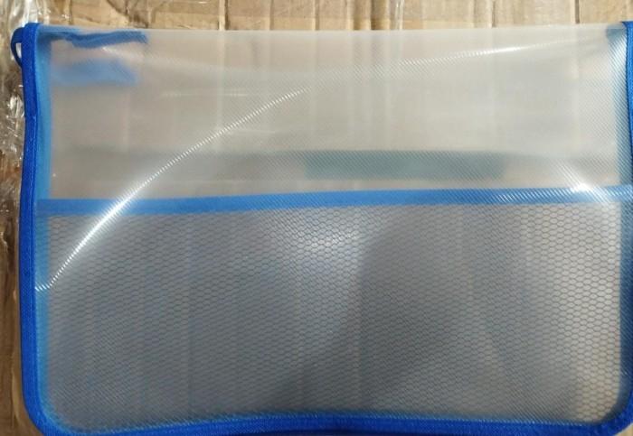 Gambar Map plastik jaring sleting - Biru dari ABC PASAR PAGI LAMA undefined Tokopedia