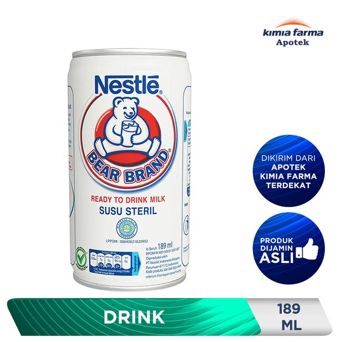 Gambar BEAR BRAND MILK 189 ML / SUSU STERIL / KIMIA FARMA dari Kimia Farma Apotek Jawa Tengah OS undefined Tokopedia