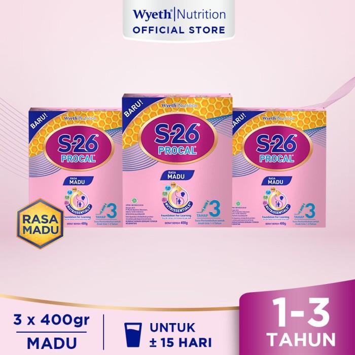 Gambar PTC BUY 3 S-26 PROCAL HONEY POUCH 400G dari ciloshop01 undefined Tokopedia