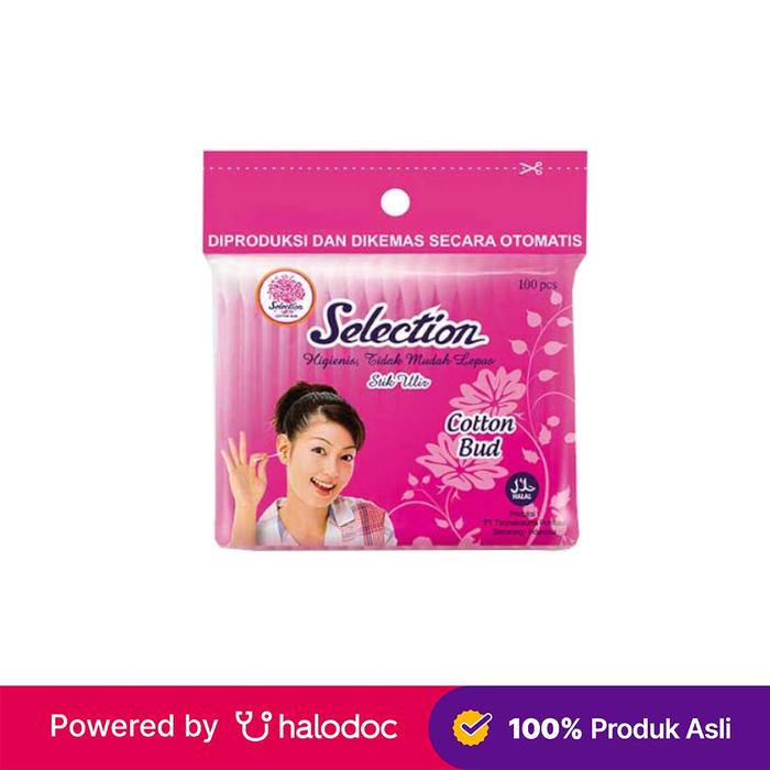 Gambar Selection Cotton Bud 100 Pieces - Pembersih Telinga - Halodoc dari Apotek Halomedika Cicendo undefined Tokopedia