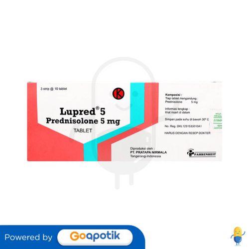 Gambar LUPRED 5 MG BOX 30 TABLET dari Apotek Arjuna By GoApotik undefined Tokopedia