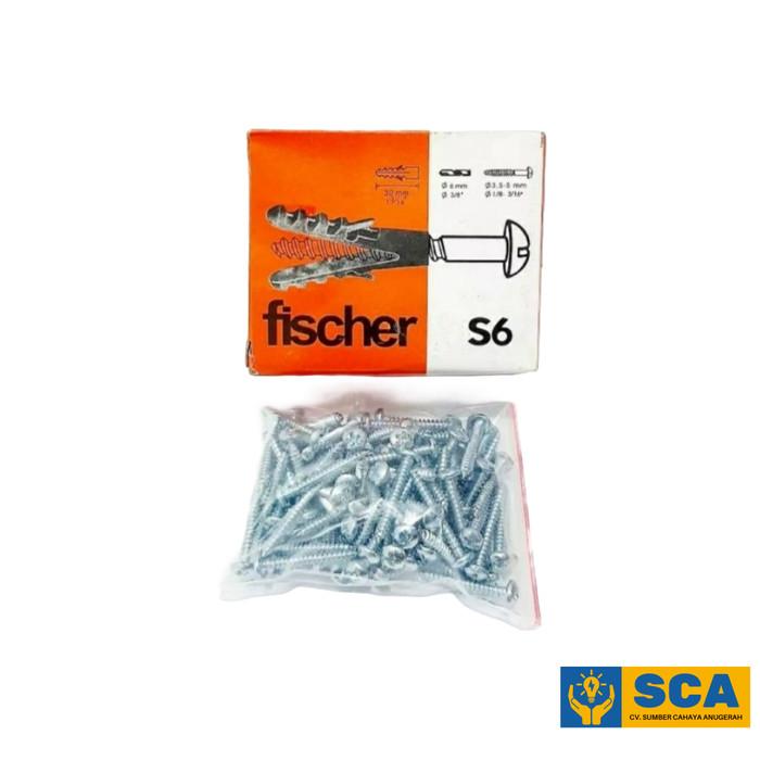Gambar Fisher Sekrup S6 Skrup Baut Fisher Baut Fisher Set - Fisher+Sekrup dari CV. Sumber Cahaya Anugerah undefined Tokopedia