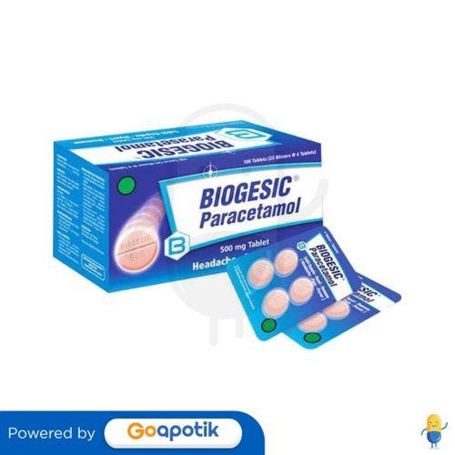 Gambar BIOGESIC 500 MG BOX 100 TABLET dari Apotek MD Farma by GoApotik undefined Tokopedia