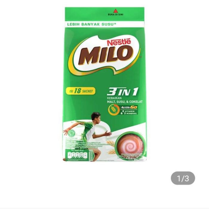 Gambar Ss - Milo Active Go Susu Bubuk Coklat 1 X 35 Gr dari Sari Segar undefined Tokopedia