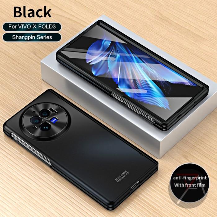Gambar DAAVI Case untuk Vivo X Fold 3 Fold3 Pro Ultra Slim Hard Full Protective Casing With HD Tempered Glass Hinge Cover Terbaru - Hitam, X Fold 3 Pro dari Pusat Acc Phone undefined Tokopedia