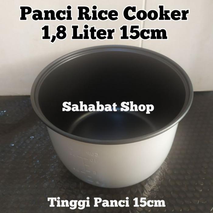Gambar PANCI RICE COOKER / MAGIC COM MIYAKO TEPLON 0,6 1,2 1,8 LITER - 1,8LITER 15CM dari aranisya beauty undefined Tokopedia