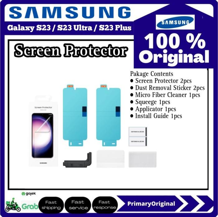 Gambar Screen Protector Original Samsung S23 Ultra Plus Screen Protector - S23 Plus dari Primary Cares Official undefined Tokopedia