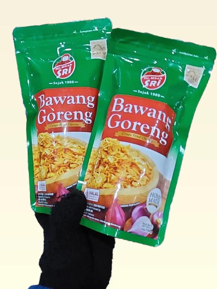 Gambar Khas Palu Bawang Goreng Hj Mbok Sri Kemasan 100 gr - Original dari Batari Food undefined Tokopedia
