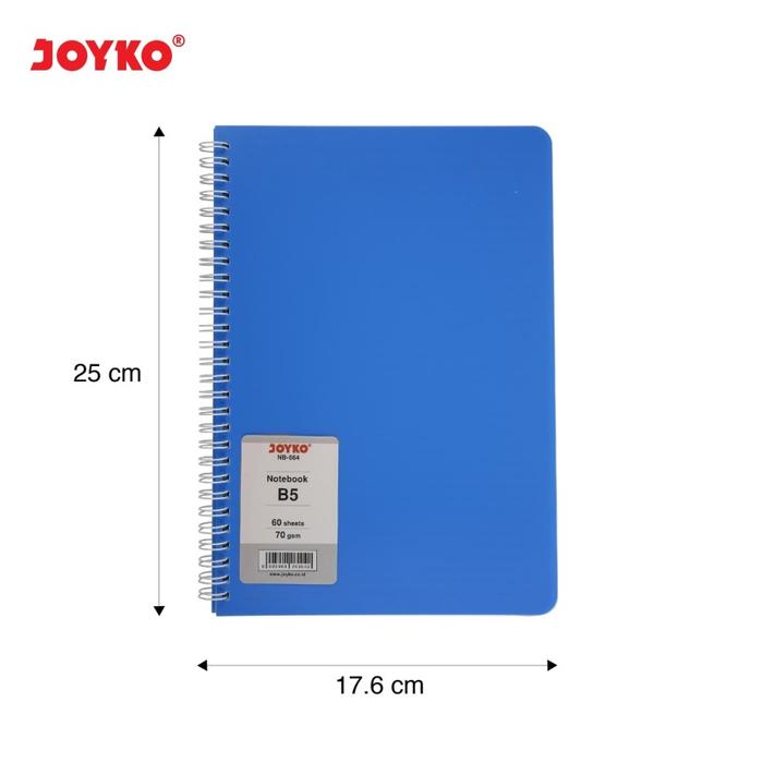 Gambar Joyko NB-664 Ruled Notebook Diary Agenda Buku Catatan B5 Bergaris 60 hal - Biru dari CENTRO TRADING undefined Tokopedia