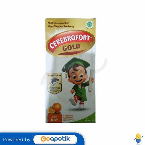 Gambar CEREBROFORT GOLD RASA JERUK SIRUP 100 ML dari Apotek MD Farma by GoApotik undefined Tokopedia