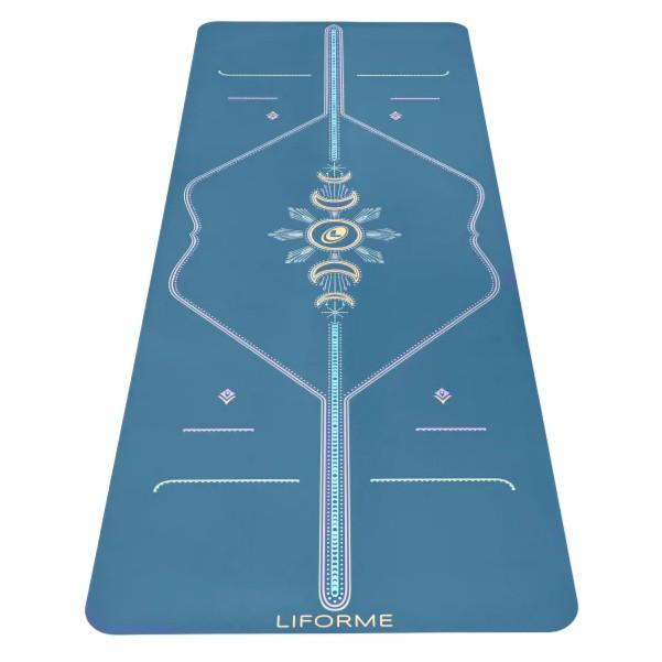 Gambar Liforme Yoga Mat With Alignment System Terbaru - Cosmic Blue dari SEARCE TOKO undefined Tokopedia