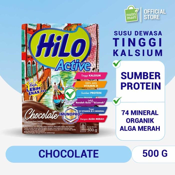 Gambar Hilo Active Chocolate 500Gr - Susu Tinggi Kalsium Diskon Spesial dari daroklok Ajem11 undefined Tokopedia