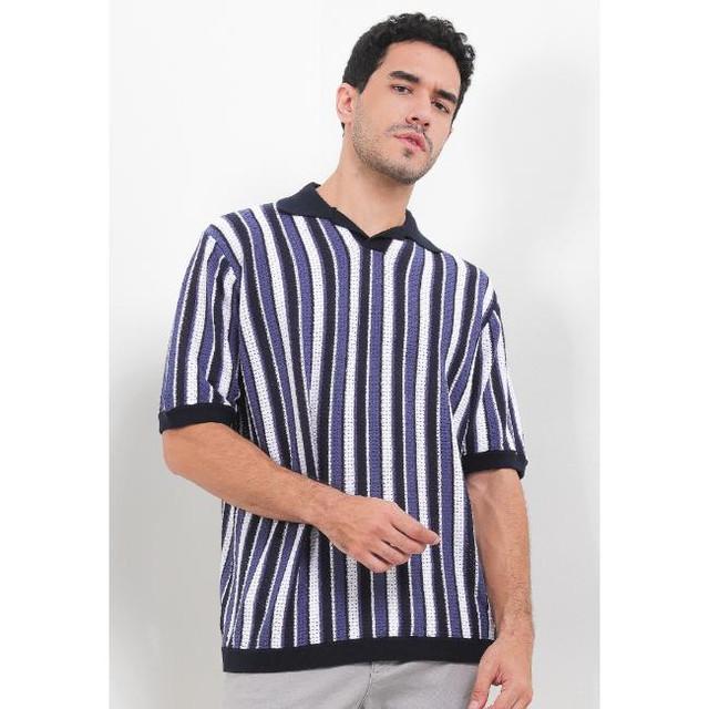 Gambar Obermain Kaos Polo Pria FLINT Navy OPA24038NV - Navy, L dari Obermain Official Store Kota Tangerang Tokopedia