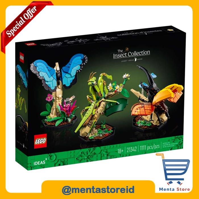 Gambar PTR LEGO Ideas 21342 The Insect Collection Butterfly Beetle Mantis Nature dari kidshobby undefined Tokopedia