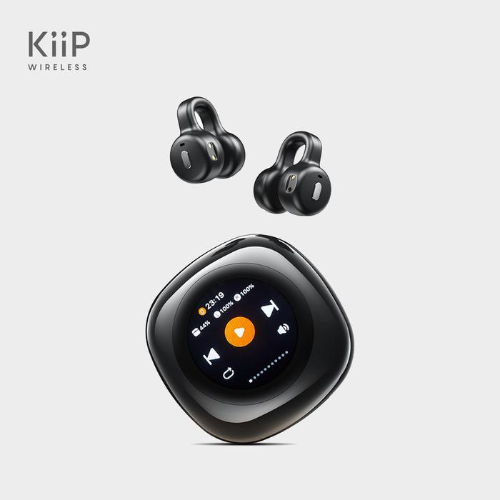 Gambar KIIP WIRELESS SMART HEADSET BLUETOOTH OWS DTH8 EARPHONE TWS DIGITAL DISPLAY SD CARD dari Snowphone undefined Tokopedia