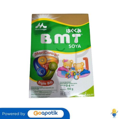 Gambar MORINAGA BMT SOYA 1 USIA 0-6 BULAN 150 GRAM BOX dari Apotek Azmi Afiya Medika by GoApotik undefined Tokopedia