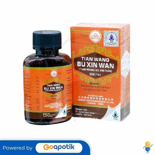 Gambar TIAN WANG BU XIN WAN (TIAN WANG BU XIN DAN) BOTOL 200 PIL dari Apotek Restu Online Pelalawan by GoApotik undefined Tokopedia