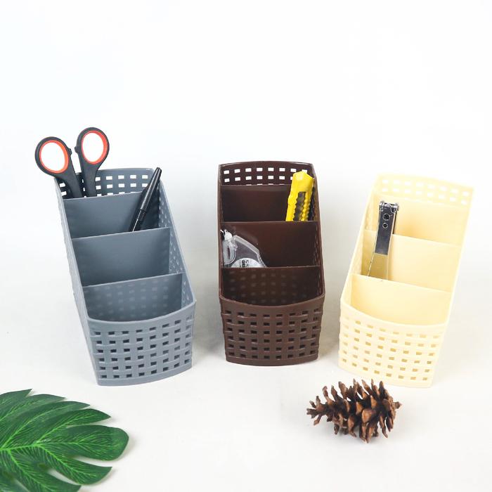 Gambar Maspion Rak Alfa Mini Penyimpanan Alat Tulis Plastik 4 Sekat Warna Random - MN - MULTICOLOR dari manolistore undefined Tokopedia