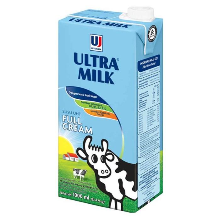 Gambar Ultra Milk Susu Ultra Full Cream 1 Liter - Full Cream dari Grand Golden Mart undefined Tokopedia