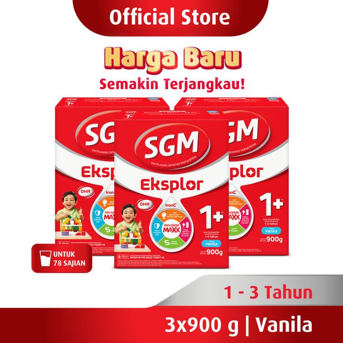 Gambar Terlaris Sgm Eksplor 1+ Dengan Ironc Susu Pertumbuhan Rasa Vanilla 900Gr X 3 Terlaris dari kios rina22 undefined Tokopedia