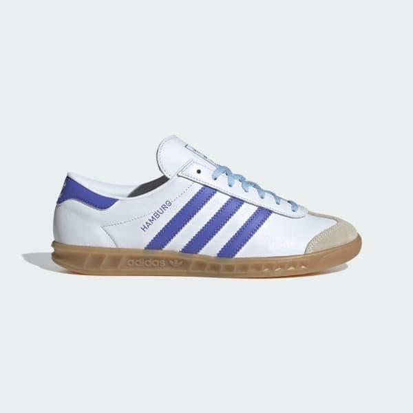 Jual Adidas Hamburg City Series Cloud White Semi Cobalt Blue Gum
