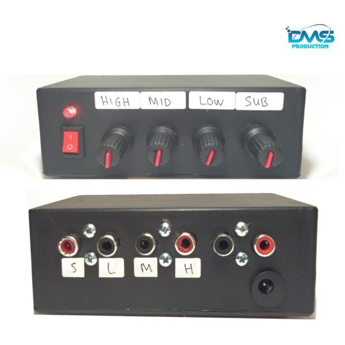 Gambar CROSSOVER MINI 4 WAY RAKITAN V 3.2 - Box hitam biasa, Crossover dari SoniSonSon undefined Tokopedia