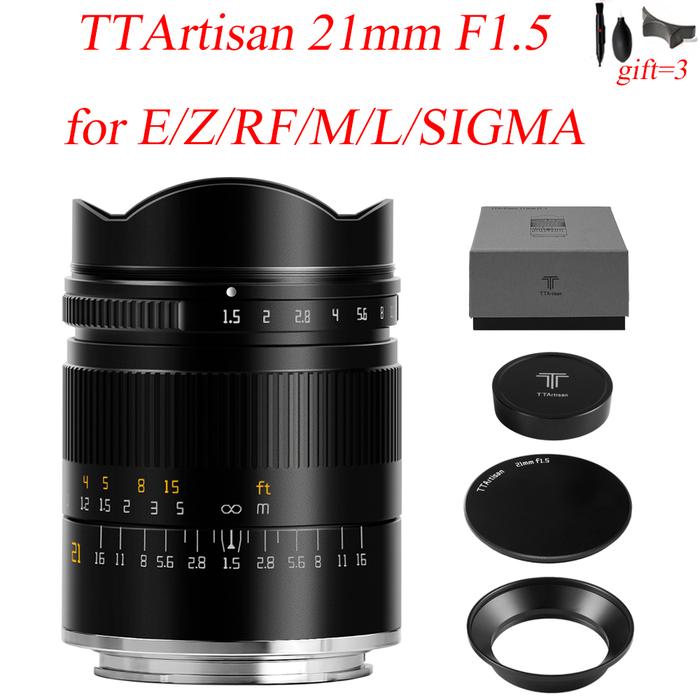 Jual TTArtisan 21mm Camera Lens Full Fame Manual Focus Lens