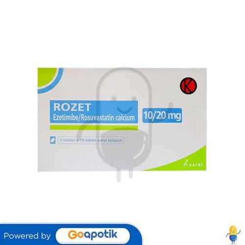 Gambar ROZET 10/20 MG BOX 30 TABLET dari Apotek Najeeb By GoApotik undefined Tokopedia