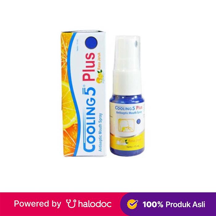 Gambar Cooling 5 Plus Orange 15 ml - Obat Kumur Antiseptik - Halodoc dari Apotek Halomedika Kp Rambutan undefined Tokopedia