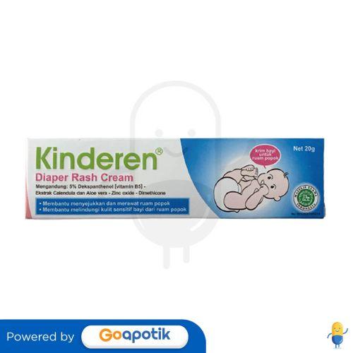 Gambar KINDEREN DIAPER RASH KRIM 20 GRAM TUBE dari Apotek Naurah Farma undefined Tokopedia