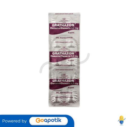 Gambar GRATHAZON 0.5 MG STRIP 10 KAPLET dari Apotek HAR Farma by GoApotik undefined Tokopedia