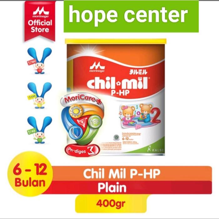 Gambar CHIL MIL PHP 400GR ED AG-NOV24 SESUAI VARIASI YAA !!! NO B4TAL NO R3TUR!!!!/ CHILMIL PHP 400 GRAM / SUSU ALERGI MORINAGA TAHAP 2 USIA 6-12 BULAN BERKUALITAS dari moomiest undefined Tokopedia