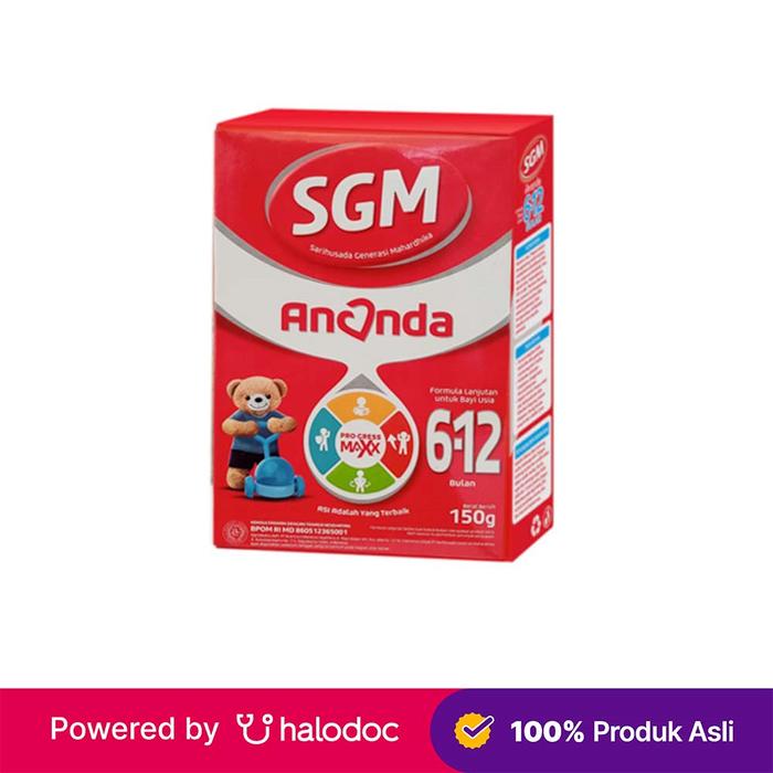 Gambar SGM Ananda 2 (6-12 Bulan) Formula Bayi Bubuk 150 g  - Halodoc dari Apotek Ijm Pameungpeuk Bandung undefined Tokopedia