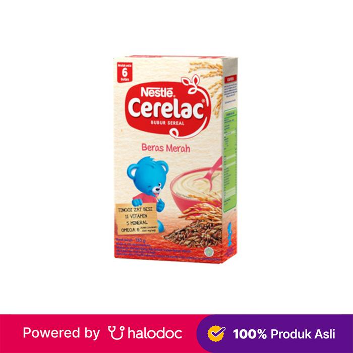 Gambar Cerelac Bubur Beras Merah 120 g  - Bubur Bayi - Halodoc dari Apotek La Finia Farma 2 Cinere undefined Tokopedia