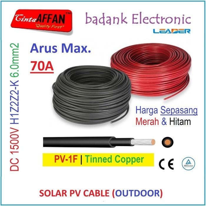Gambar [MC4 --- Ferrule] PV Cable 1500V H1Z2Z2-K 6mm2 Tinned copper L=20M dari freyashop21 undefined Tokopedia
