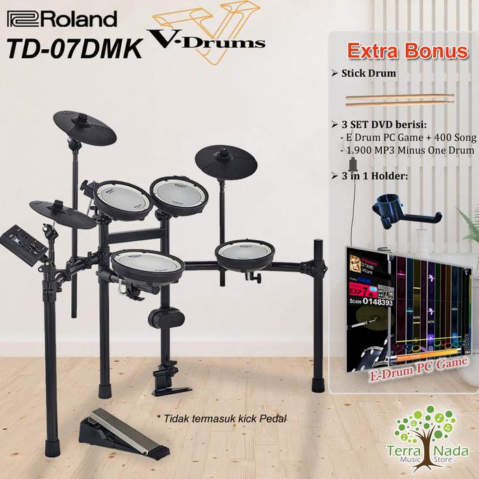 Gambar Drum Elektrik Roland TD 07DMK/TD 07 DMK/TD07 DMK/TD07DMK V Drums - Paket A dari Terra Nada undefined Tokopedia