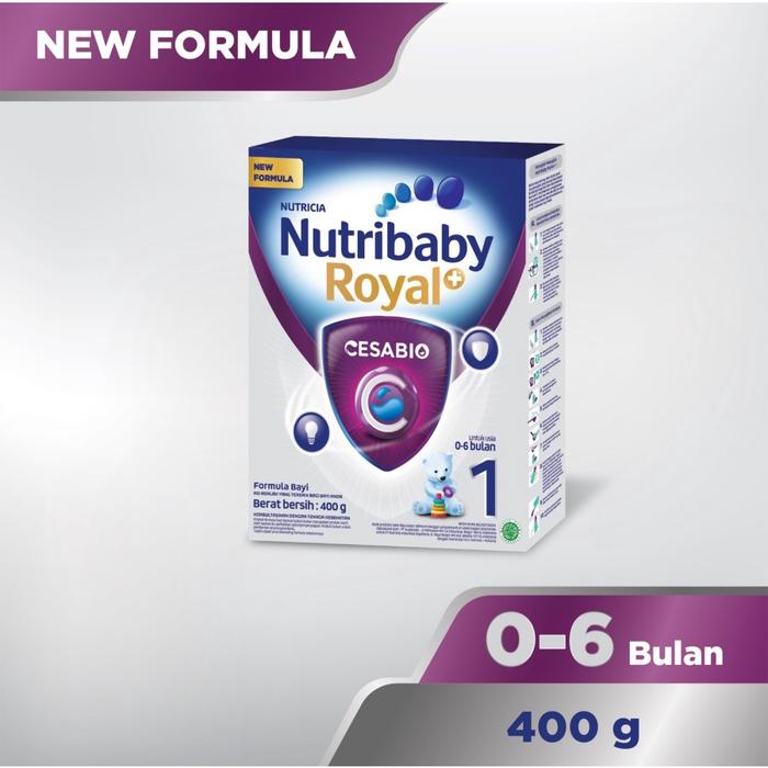 Gambar NUTRIBABY ROYAL CESABIO 1 FORMULA BAYI 0-6 BULAN 400 GRAM BERKUALITAS dari moomiest undefined Tokopedia