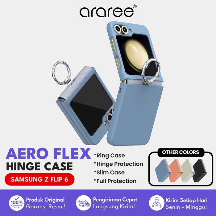 Gambar Case Samsung Galaxy Z Flip 6 Araree Aero Flex Hinge Magsafe Ring Casing Cover - RingSkyBlue dari GAD Official undefined Tokopedia